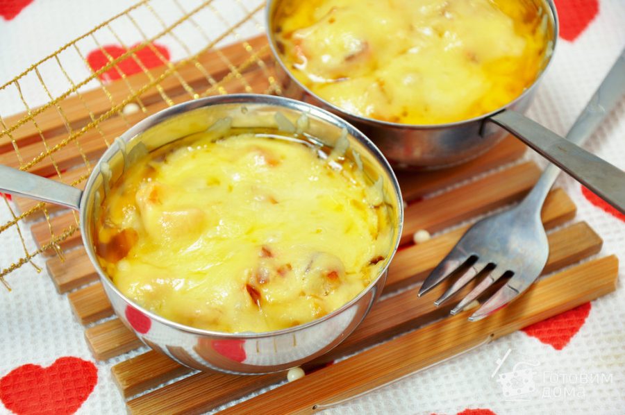 Жюльен с рыбой
