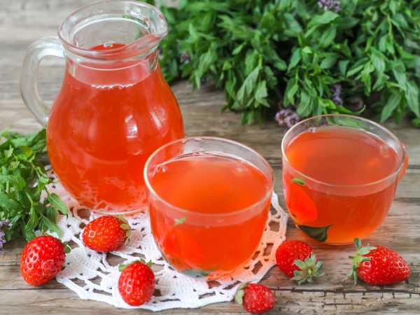 Морс из клубники