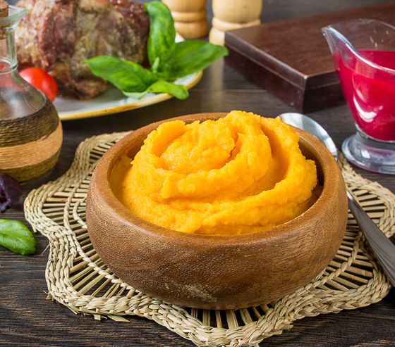 Картофельное пюре с морковью 
