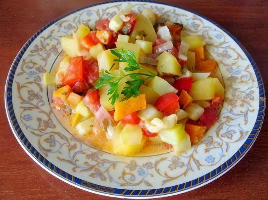 Рагу из овощей с картофелем