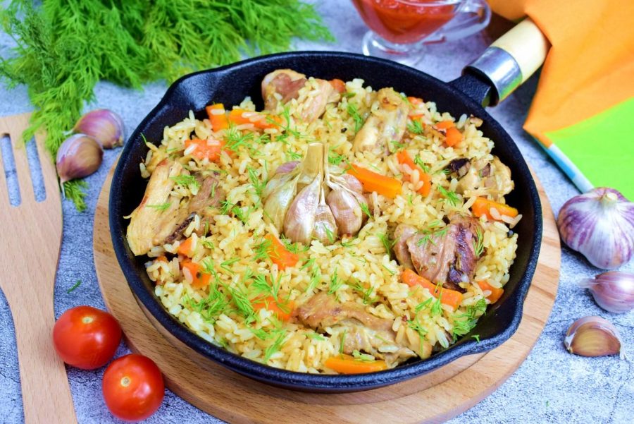 Плов с курицей
