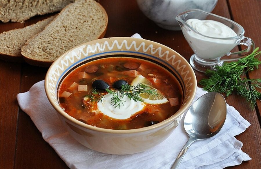 Солянка мясная