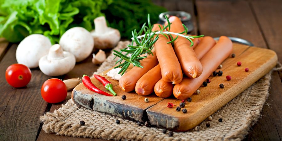 Сосиска отварная куриная